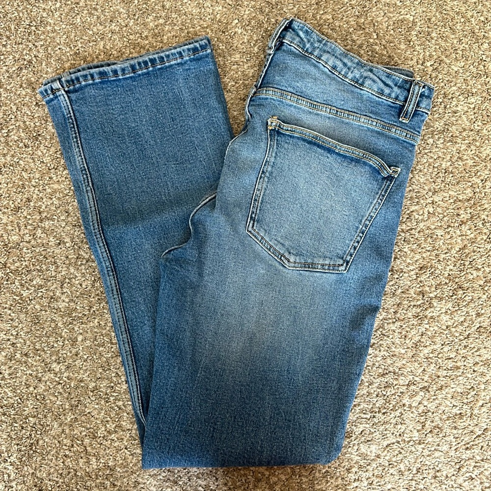 Zara Full Length Glare Jeans size 14